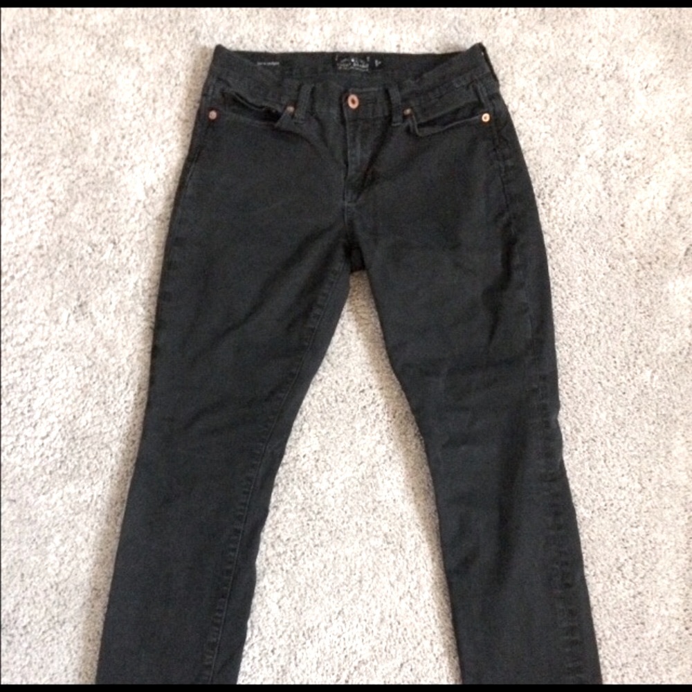 LUCKY BRAND BLACK FADED SOFIA JEANS